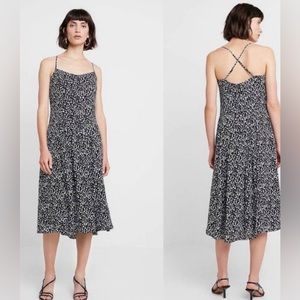 Banana Republic Cross-back Midi Dress
